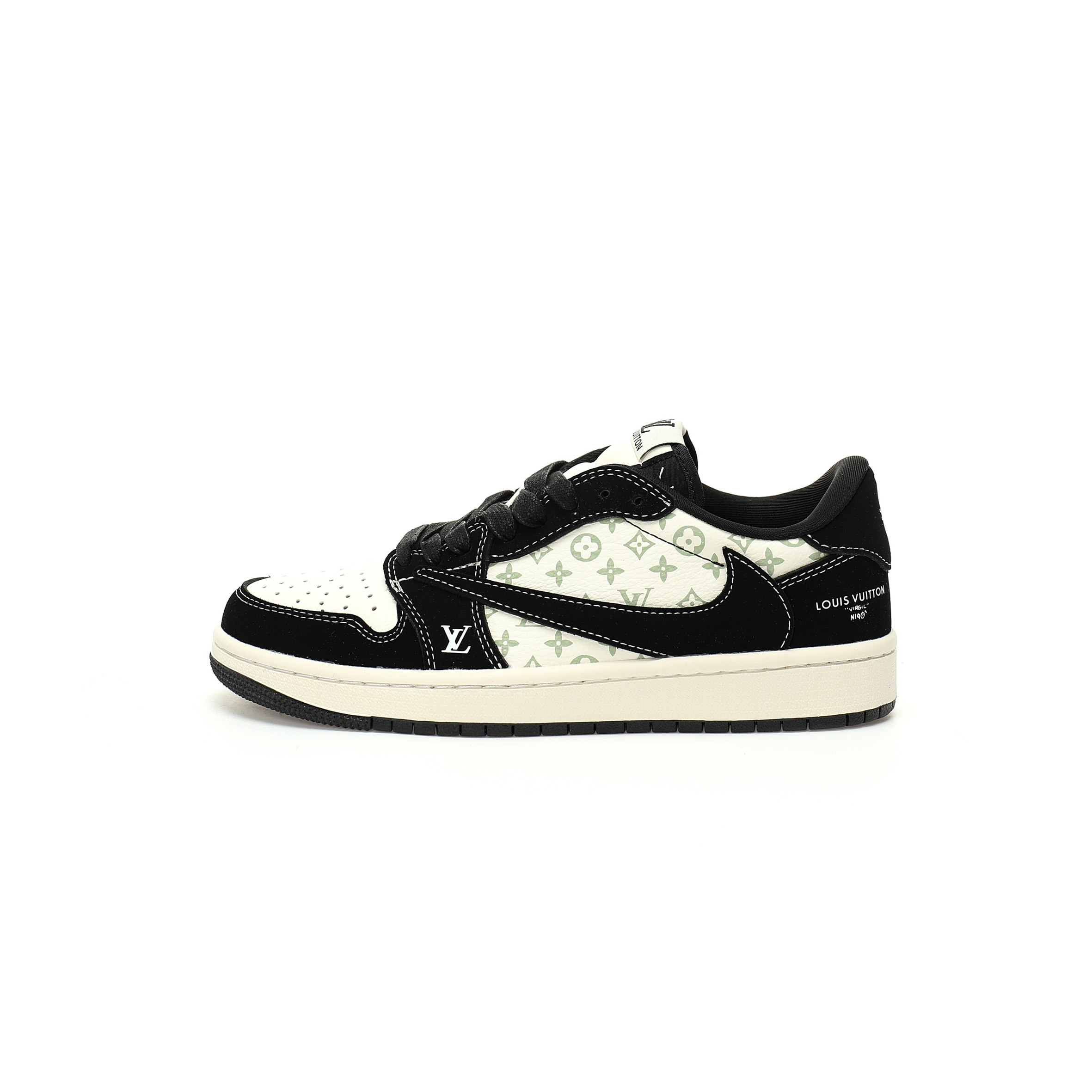 NIKE AIR JORDAN 1 LOW OG SPBLACKBEIGE LV MONOGRAM LX1988-200